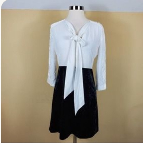Sandro Black & White Dress - Picture 1 of 4